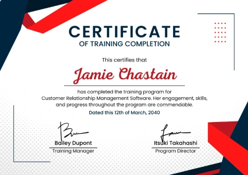 Contoh Sertifikat Pelatihan