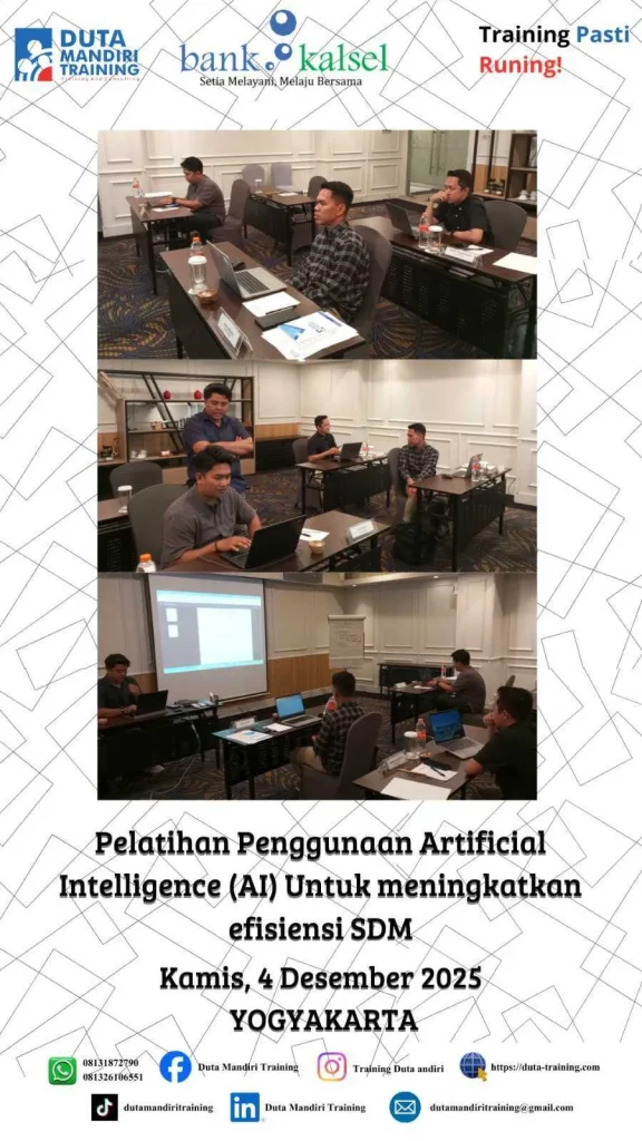 Pelatihan Penggunaan Artificial Intelligence untuk Meningkatkan Efisiensi SDM