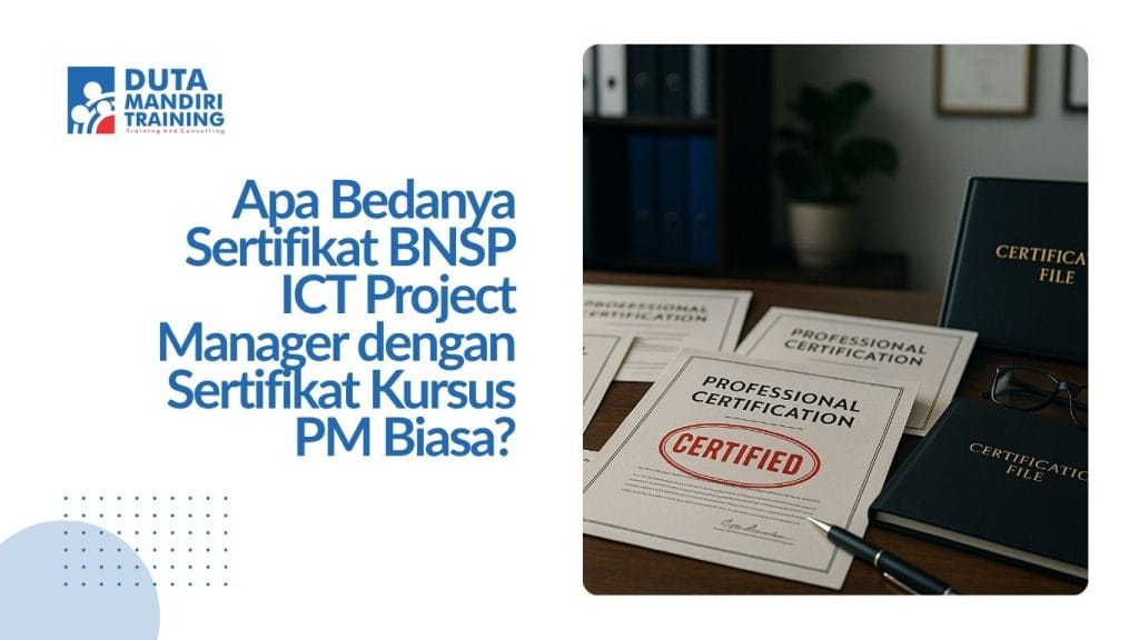 sertifikat bnsp ict project manager